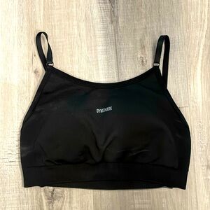 Black gymshark bra size small